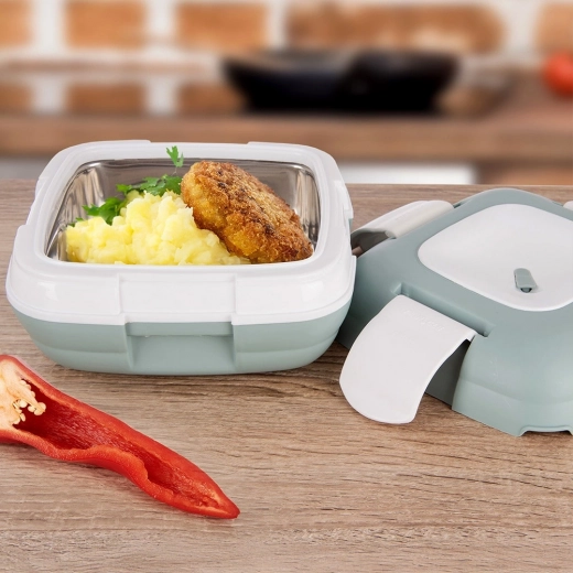 Lunga tenuta della temperatura grazie all’inserto in acciaio inox