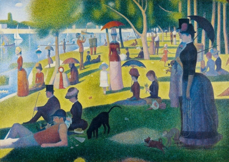 Puzzle Bluebird Domenica pomeriggio sull'isola della Grande Jatte da 1000 pezzi