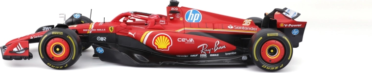 Scala da collezione 1:18 con figurina del pilota