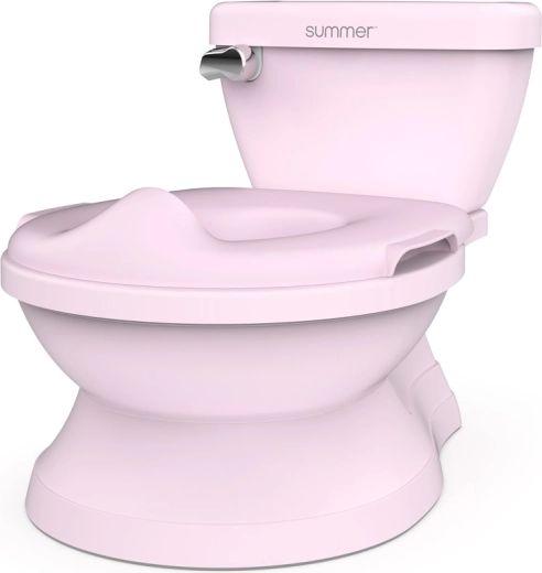 Toilette per bambini Ingenuity con suono My Size PRO 2 in 1 rosa