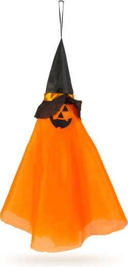 Simpatica zucca con cappello da strega