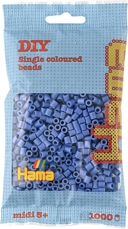 Perline da stirare Hama MIDI – blu, 1000 pz