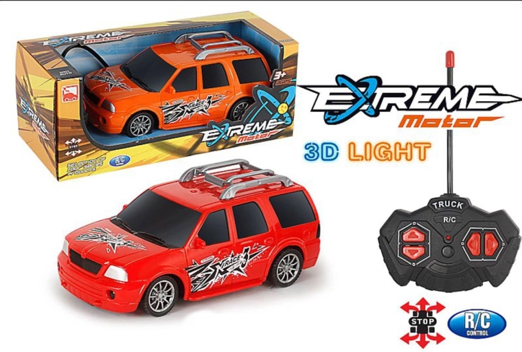 Adar RC auto SUV fuoristrada telecomandata 27 MHz con luci - 1 pezzo