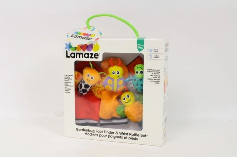 TOMY Lamaze sonagli da polso e caviglia (set di calzini e braccialetto)