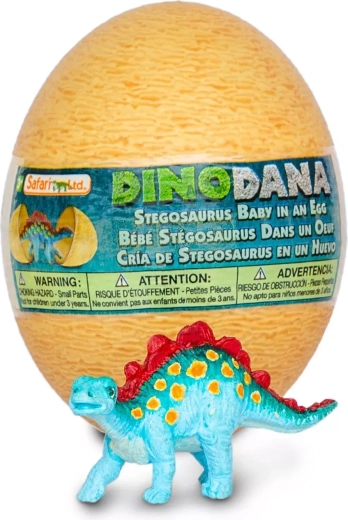 Safari Ltd. figurina di cucciolo di stegosauro con uovo con realtà aumentata
