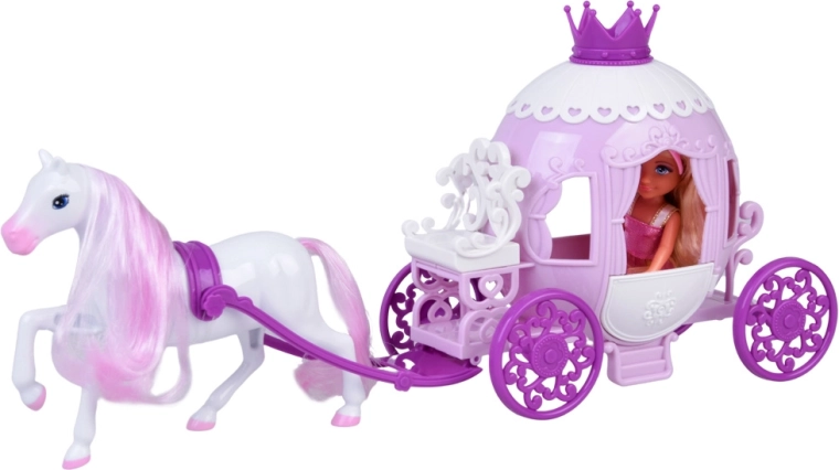 Carrozza magica trainata da cavallo