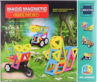 Costruzioni magnetiche Magic Magnetic Pop Set 25 pezzi