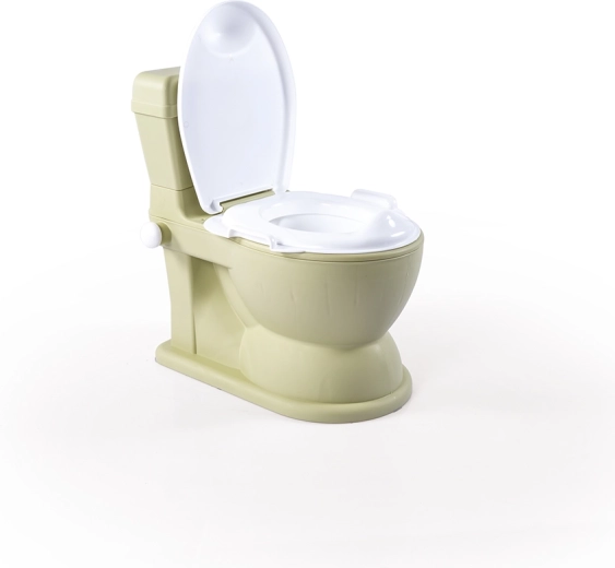 Toilette per bambini XL Eco Green con luce e suono, 45 × 28 × 40 cm