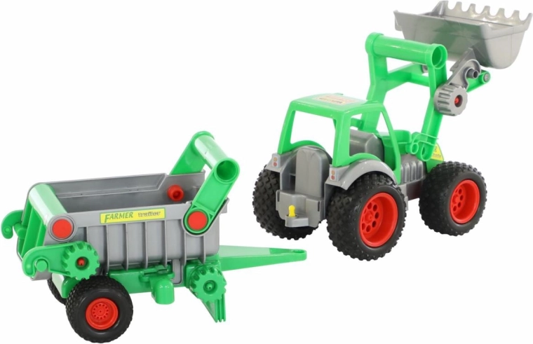 Rimorchio ribaltabile con sponda apribile