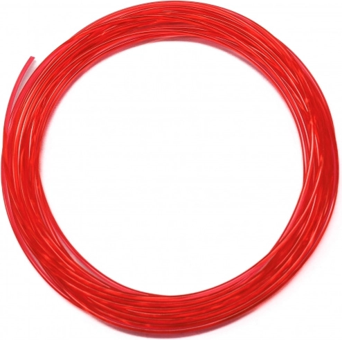 Filamento PLA rosso trasparente 5 m