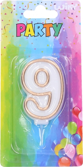 Candela da festa n. 9 Oro