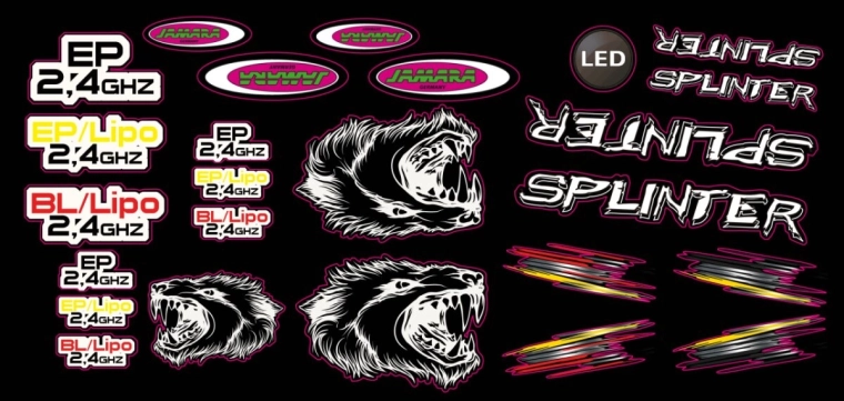 Pellicola decorativa Splinter Jamara