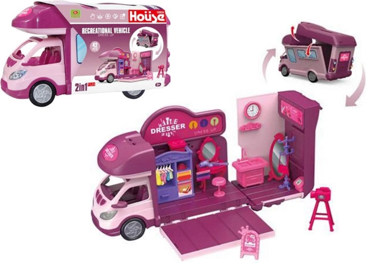 Camper per bambole con accessori