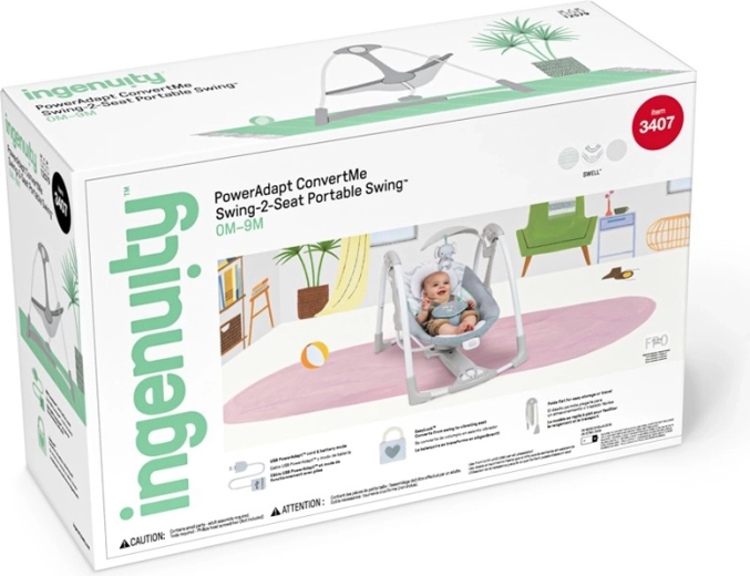 Altalena e sdraietta 2 in 1 per la massima flessibilità