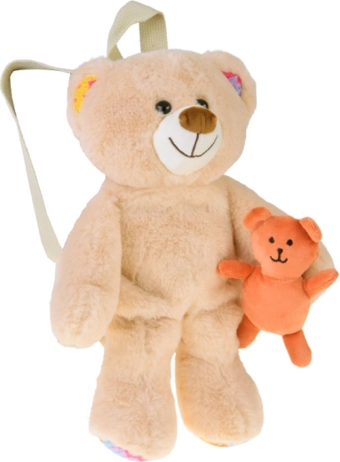 Design giocoso con orsetto e mini amico