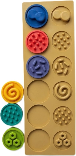 Puzzle sensoriale con dischi XL per neonati Mom's Care
