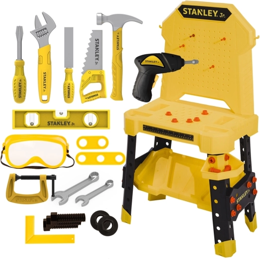 Strumenti e accessori realistici nel design Stanley