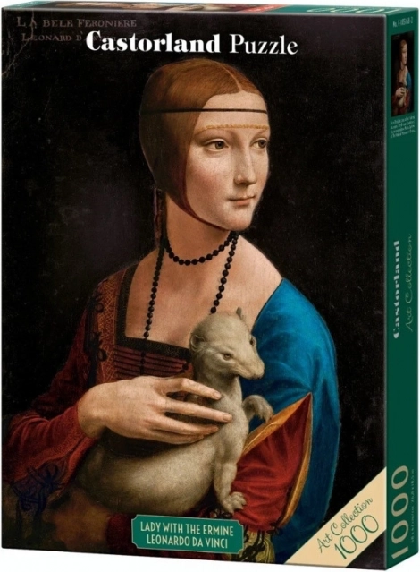 Puzzle 1000 pezzi Dama con l'ermellino di Leonardo da Vinci Art Collection