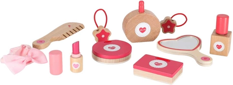 Accessori in legno per un gioco sicuro dei rituali beauty