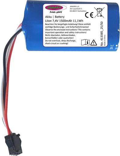 Batteria agli ioni di litio per pala gommata Volvo Metal 7,4 V 1500 mAh