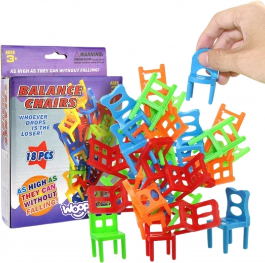 WOOPIE gioco di equilibrio SEDIE IN EQUILIBRIO per bambini dai 3 anni
