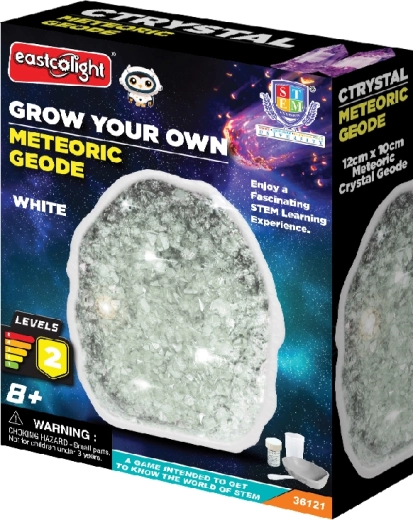 Geode meteorica Eastcolight per coltivare cristalli bianchi
