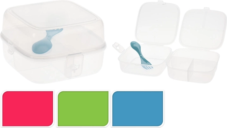 Chiusura a clip sicura e pareti trasparenti