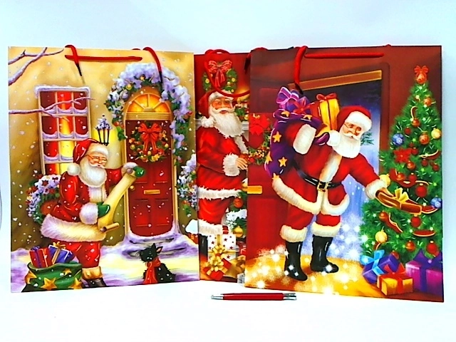 Borsa regalo natalizia KR 220 formato L - 1 pezzo