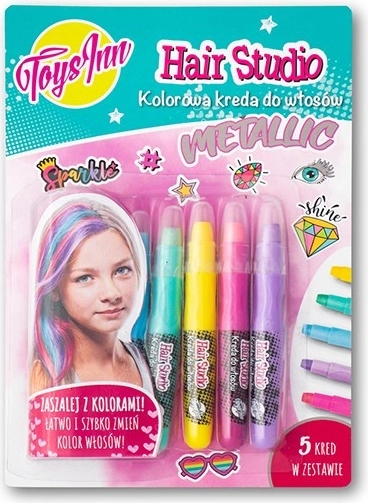 Gessetto metallico per capelli