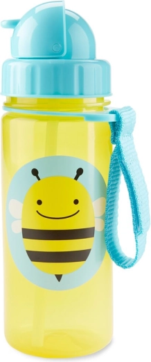 Bicchiere Skip Hop Zoo con cannuccia, ape, 385 ml