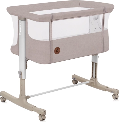 Lionelo Aurora 3 in 1 culla side-by-side e dondolo – Beige Cappuccino