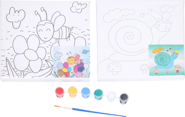 Tutto in uno: colori e pennello inclusi