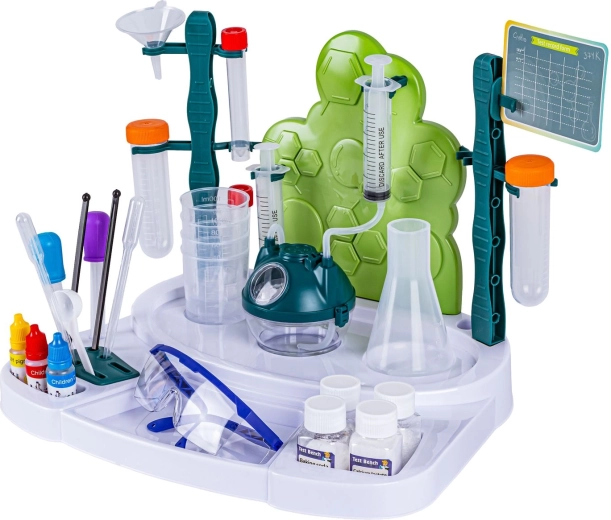 Postazione di laboratorio pratica con accessori