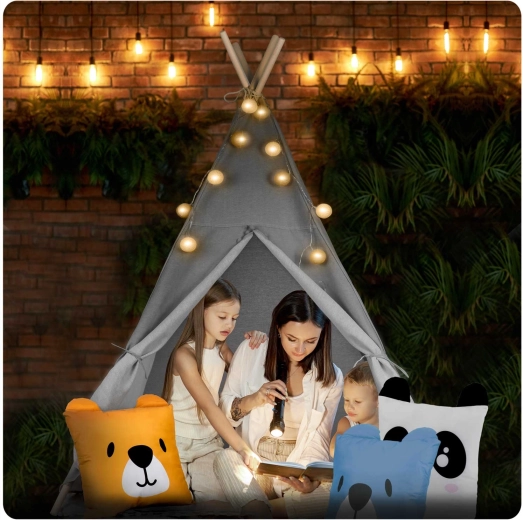 Atmosfera magica grazie alle lucine