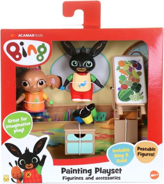 Dipingi con Bing - set di gioco con figurine