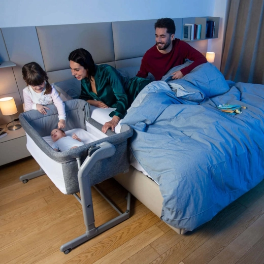 Struttura traspirante e modalità affiancata al letto