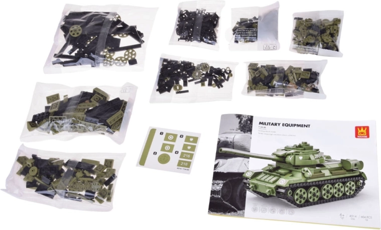 604 pezzi e guida chiara