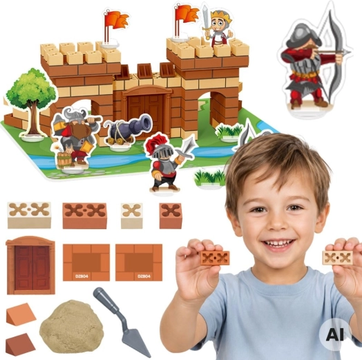 Woopie kit di costruzione castello con mattoncini - 1 pezzo