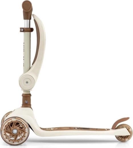 Struttura stabile a tre ruote con sterzo basculante