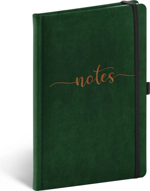 Notique quaderno a righe con copertina in velluto 13 × 21 cm