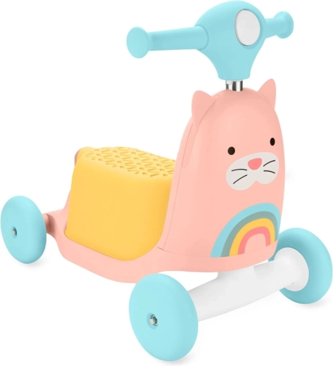 Skip Hop Zoo 3in1 cavalcabile e monopattino gattina
