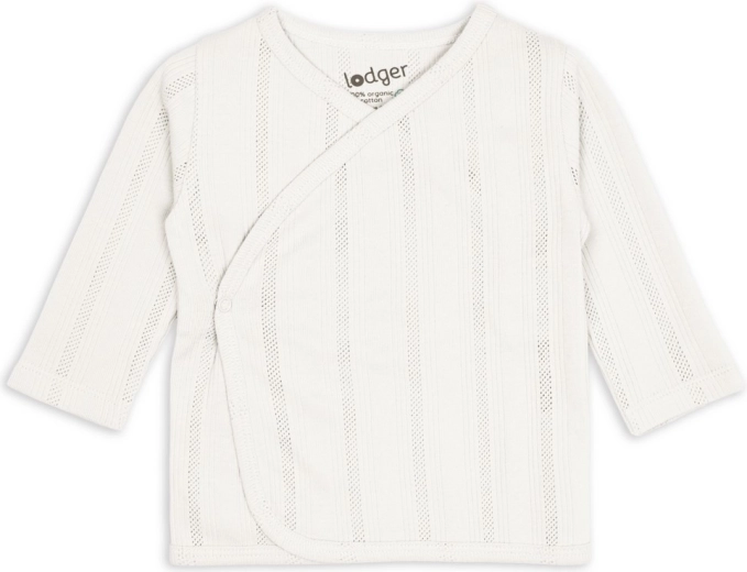 Cardigan a portafoglio Lodger Pointelle cream taglia 68