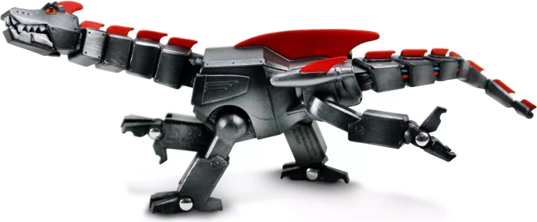 Design “robot” futuristico con dettagli marcati