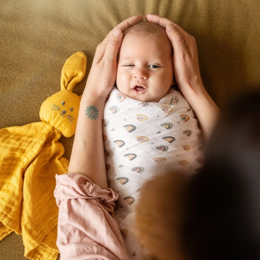 Mussola leggera e traspirante