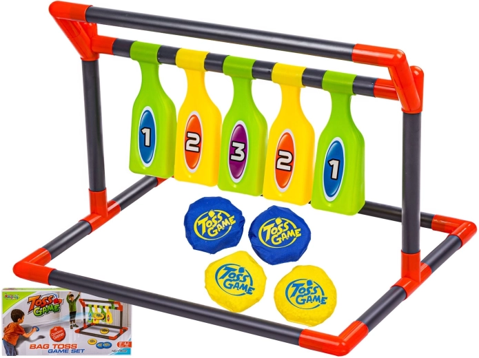 Gioco di abilità di lancio dei sacchetti sul bersaglio