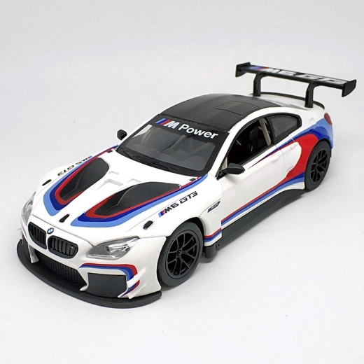 Modello in metallo dell'auto BMW M6 GT3 1:24