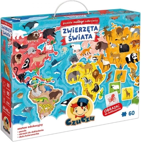 CzuCzu puzzle del piccolo esploratore: animali del mondo