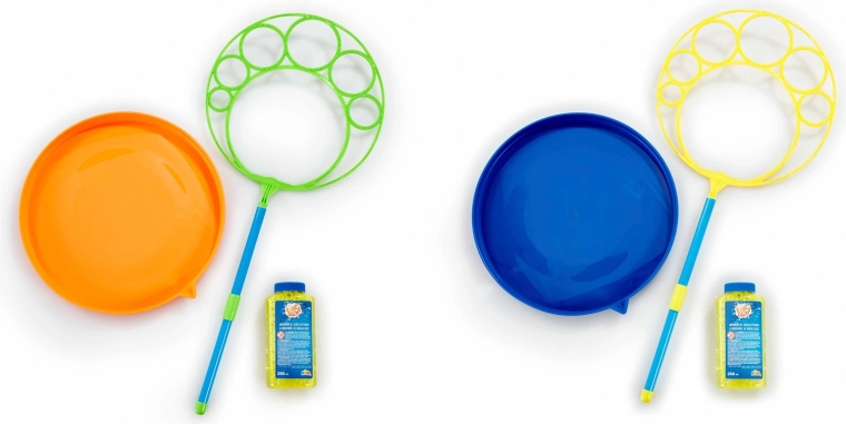 Set con racchetta per bolle giganti