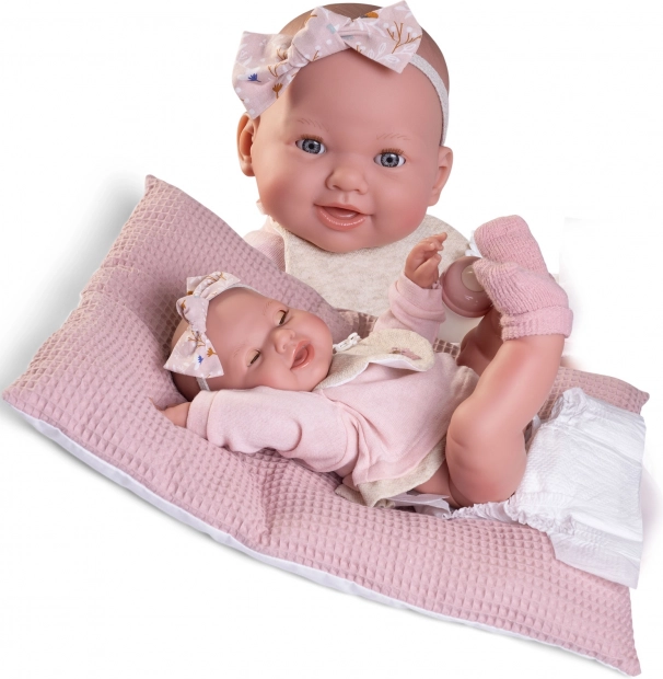 Bambola realistica neonato con corpo in vinile ammorbidito