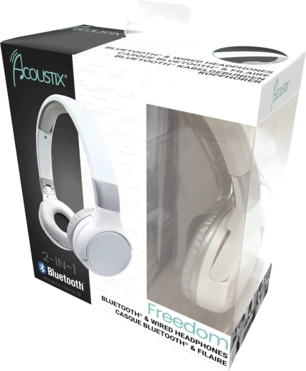 Cuffie wireless pieghevoli per bambini bianche